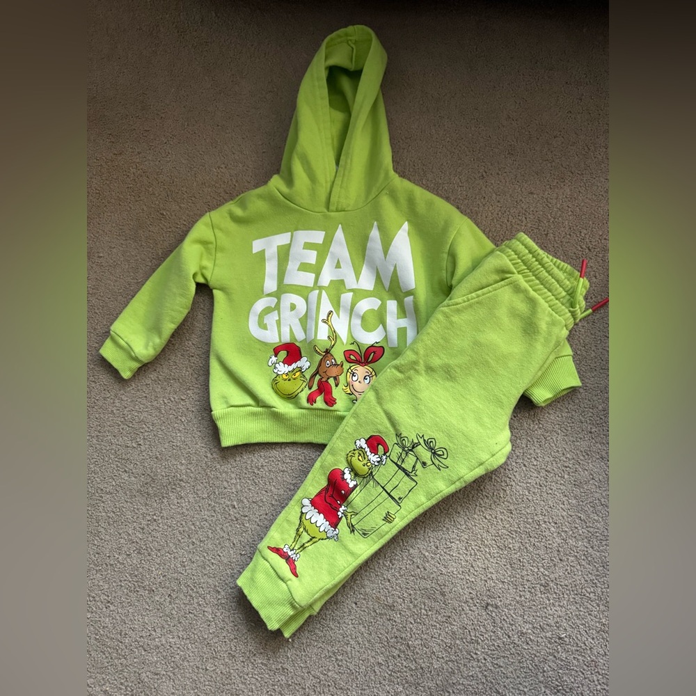Team Grinch Hoodie and Joggers Set